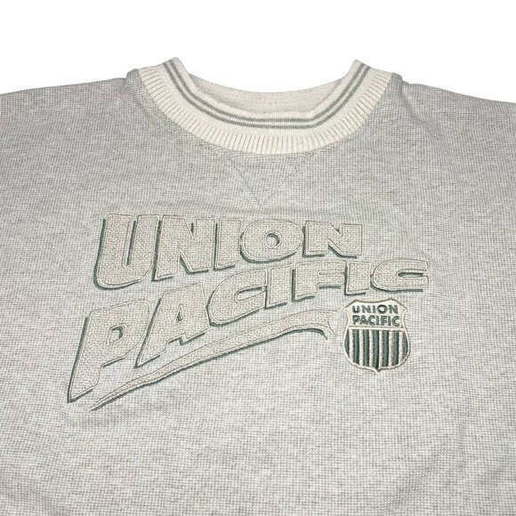 Vintage Union Pacific Unisex Embroidered Sweatshirt Diport USA Size XL - Picture 2 of 8